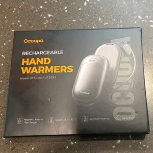 Rechargeable Hand Warmers - black new in box
